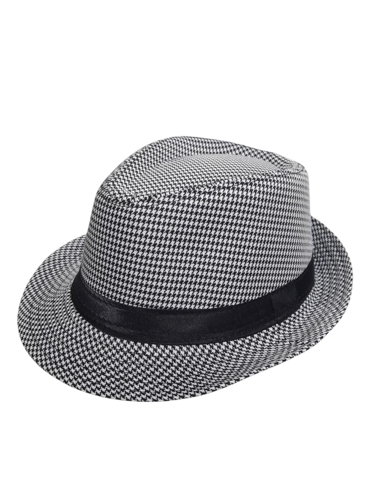Fedora Clásica (Houndstooth Pattern)