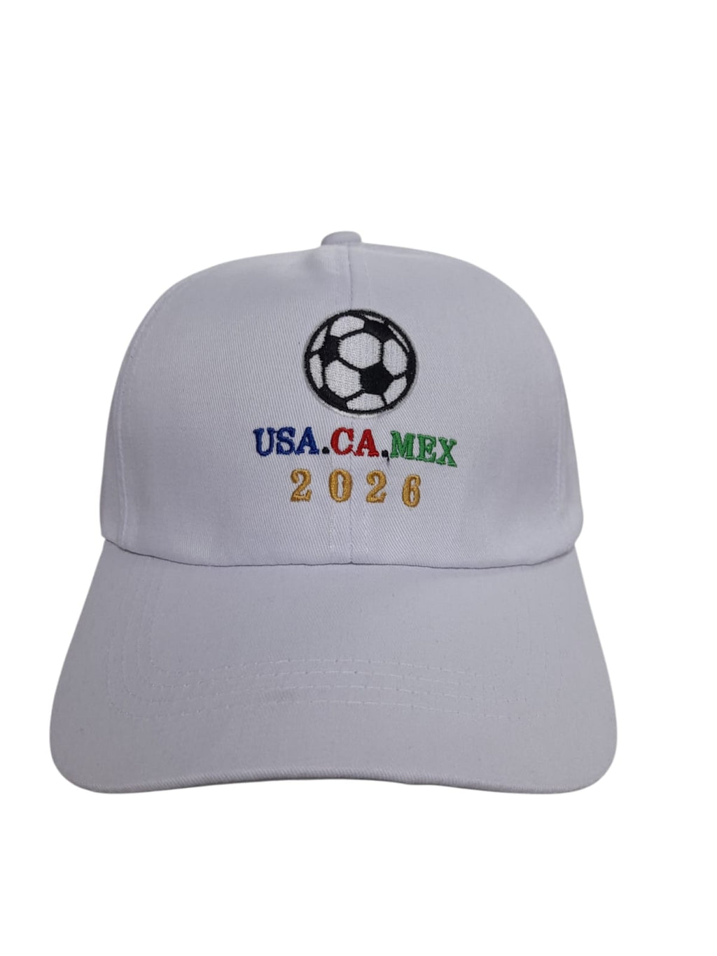 Gorra Ajustable Bordada Soccer 2026 – Edición USA • CA • MEX