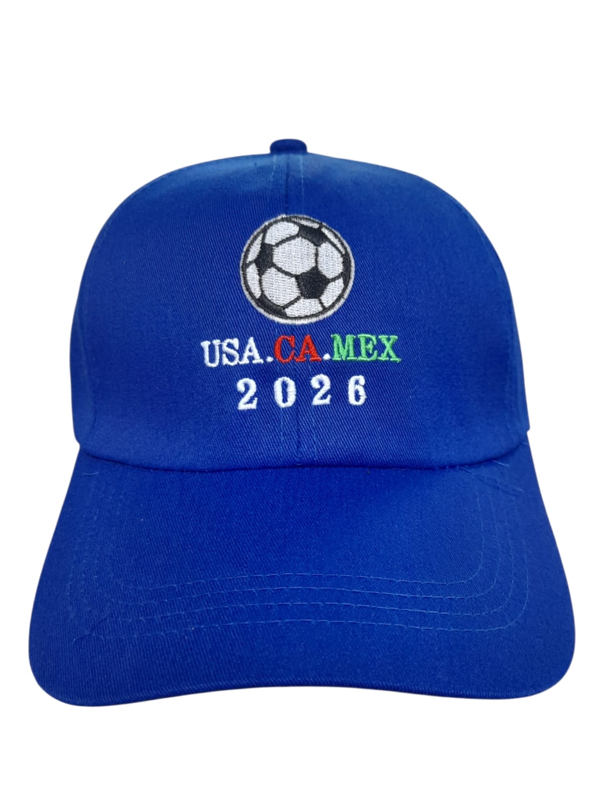 Gorra Ajustable Bordada Soccer 2026 – Edición USA • CA • MEX