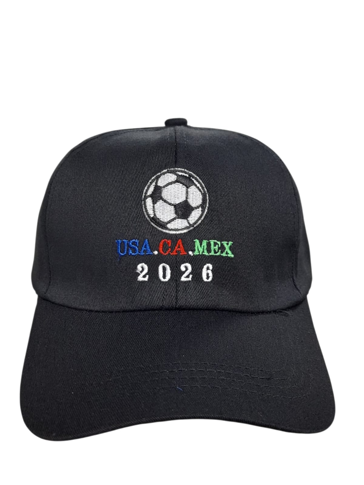 Gorra Ajustable Bordada Soccer 2026 – Edición USA • CA • MEX
