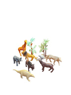 Figuras de Animales Terrestres y Palmeras