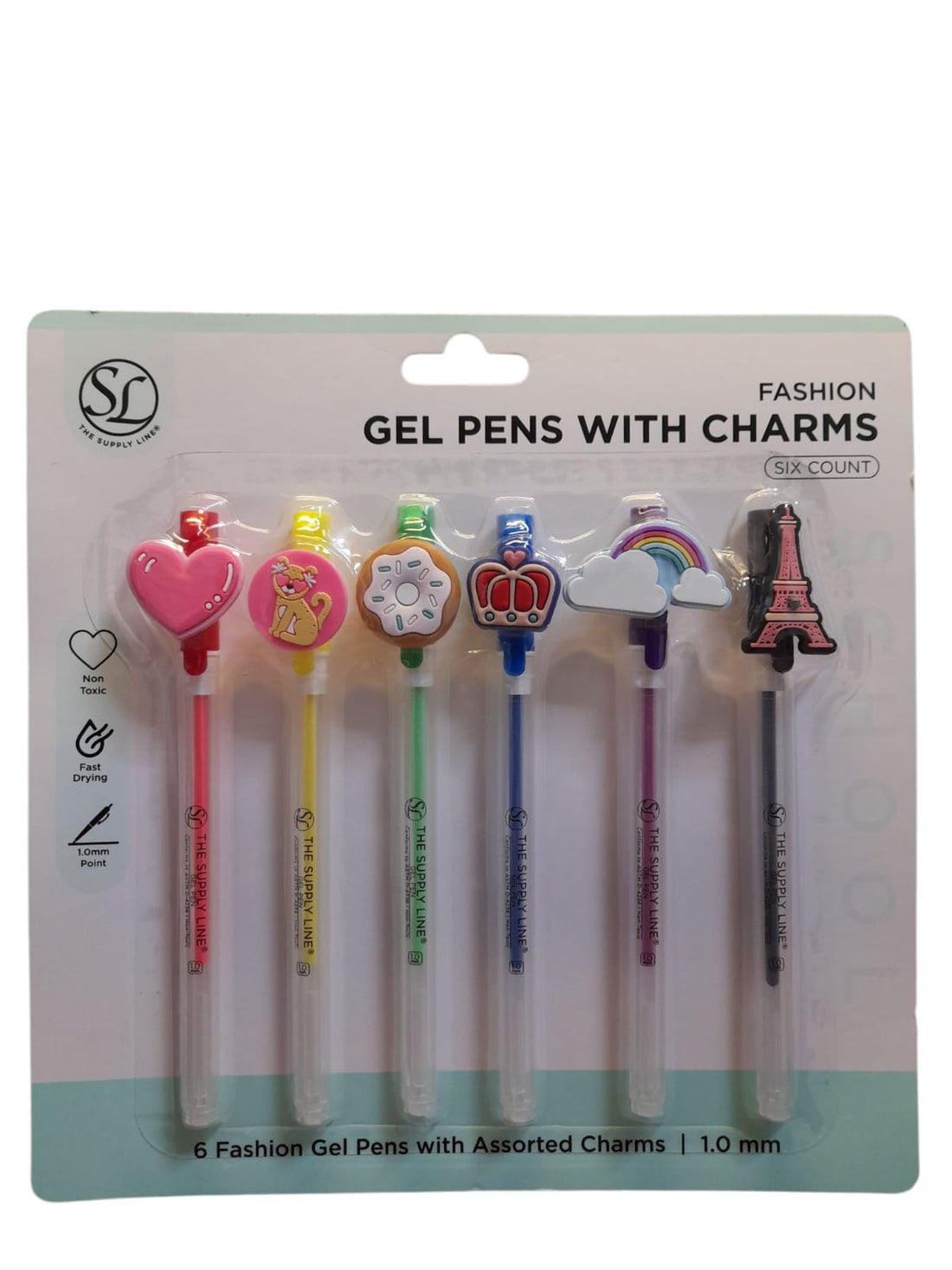 Fashion Gel Pens with Charms