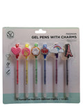 Fashion Gel Pens with Charms