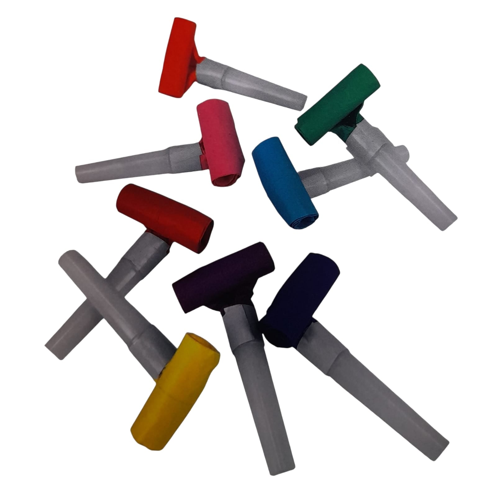 Rainbow Party Blowout Noise Makers - 8 Piezas