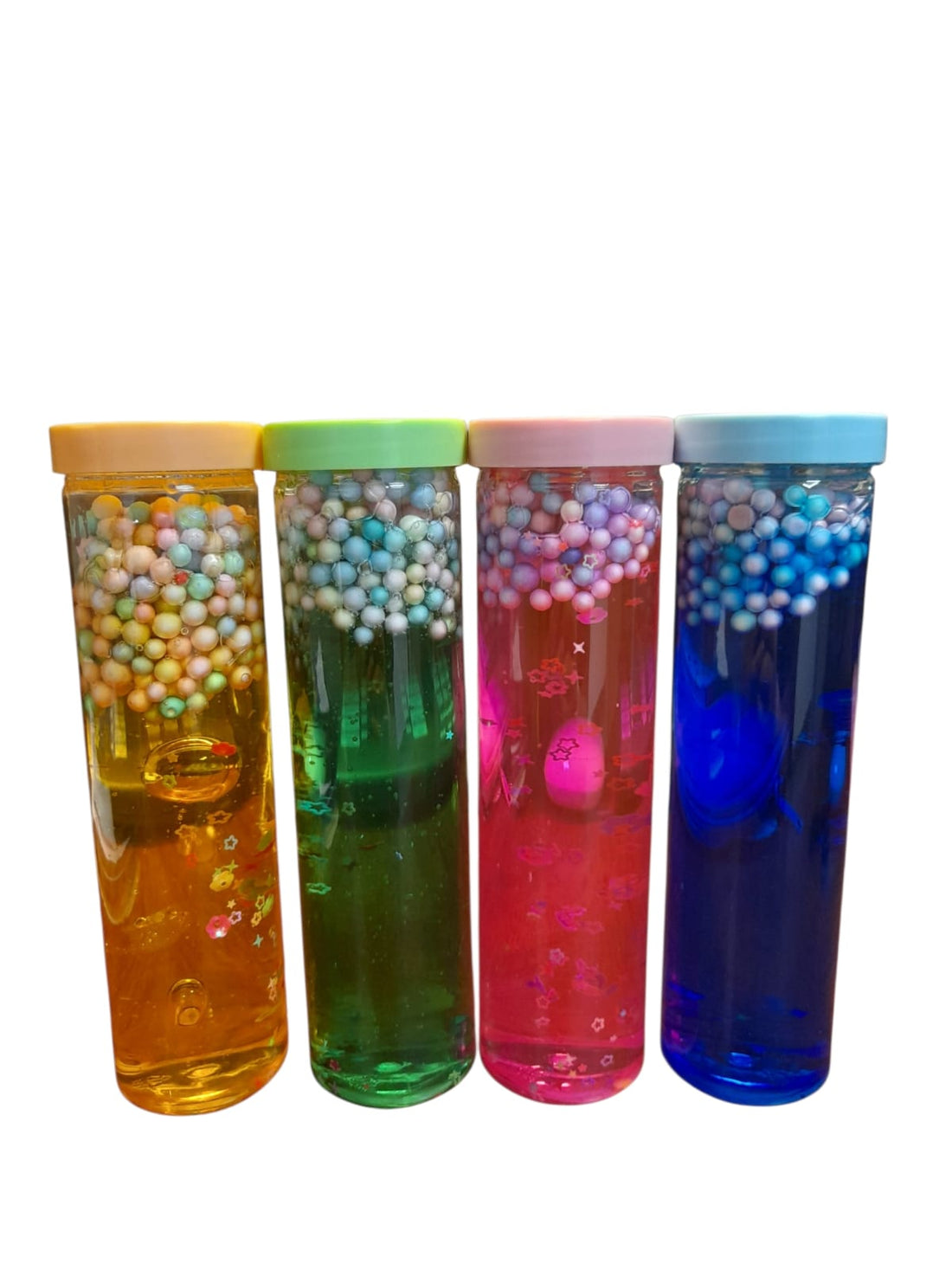 Foam Bead Glitter Slime Tubes
