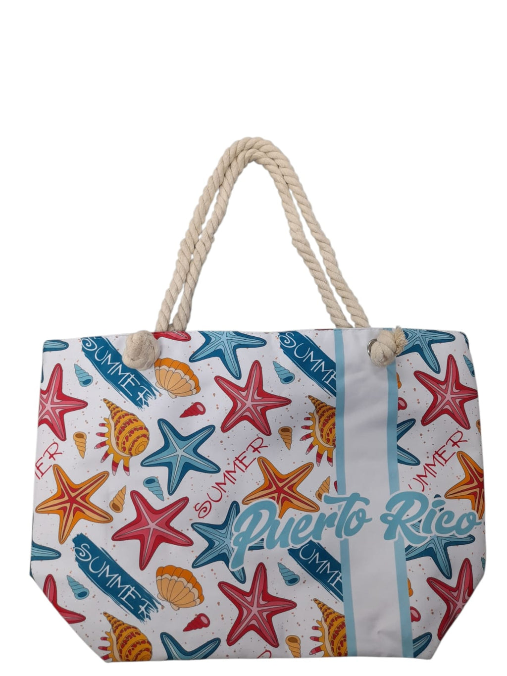 Puerto Rico Summer Tote Bag | Diseños Tropicales