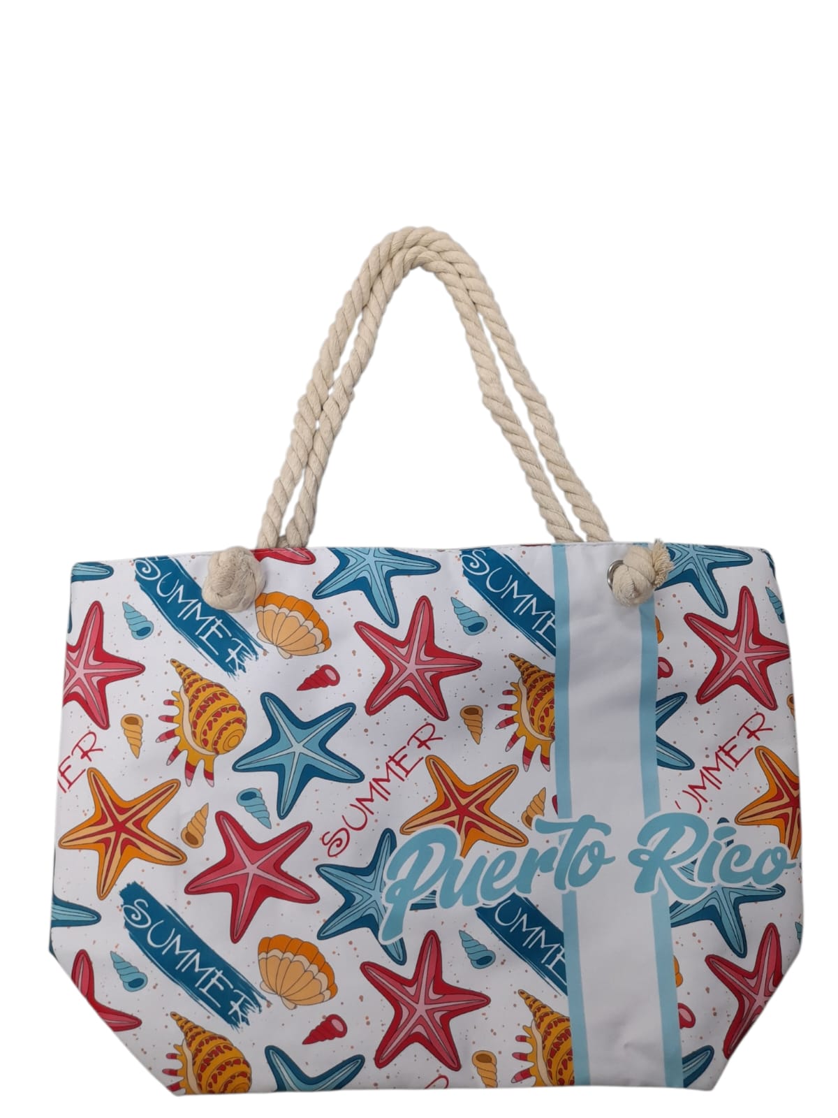 Puerto Rico Summer Tote Bag | Diseños Tropicales