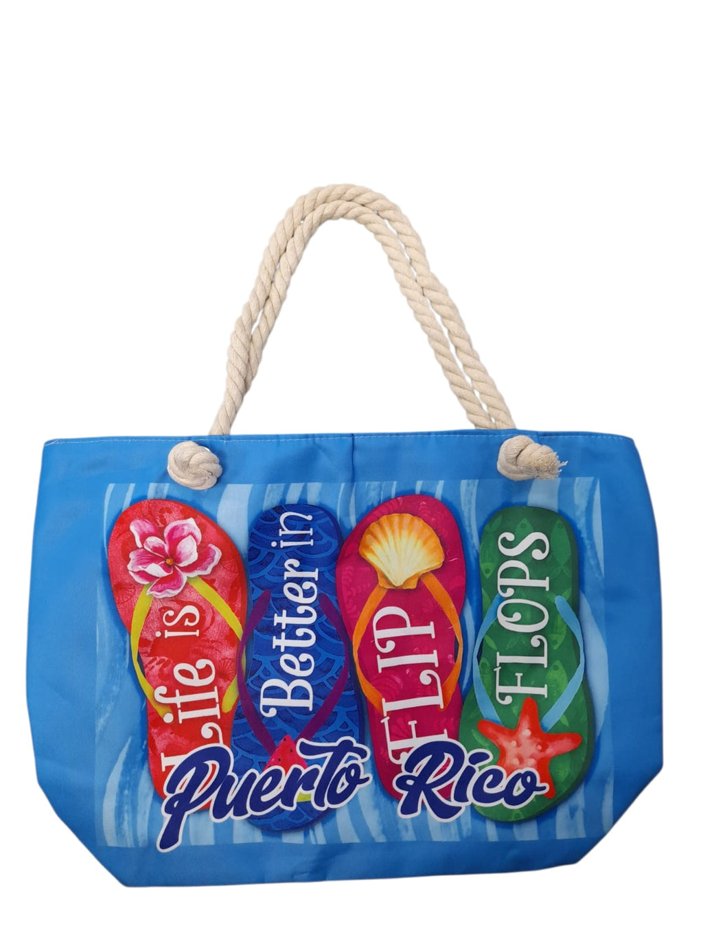 Puerto Rico Summer Tote Bag | Diseños Tropicales
