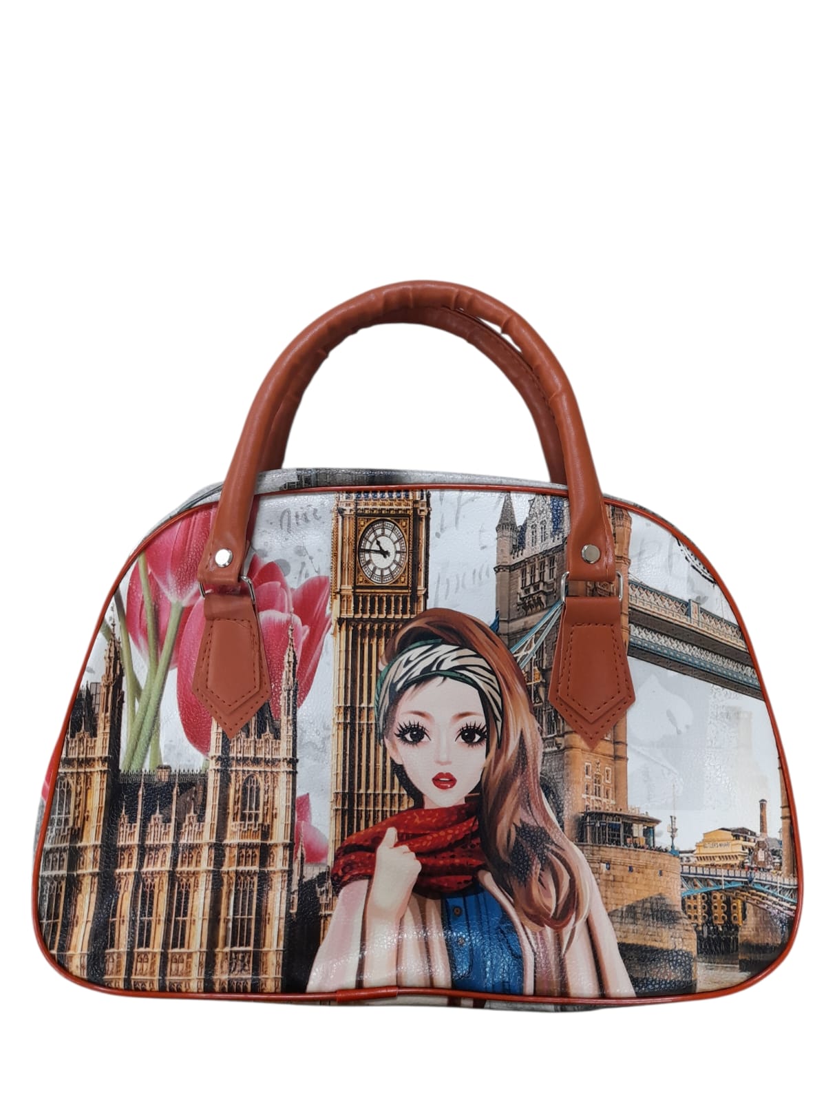 Cartera de Mano con Diseño Ilustrado