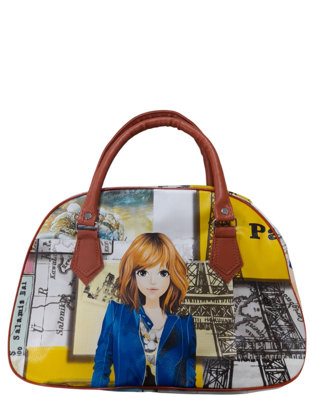 Cartera de Mano con Diseño Ilustrado