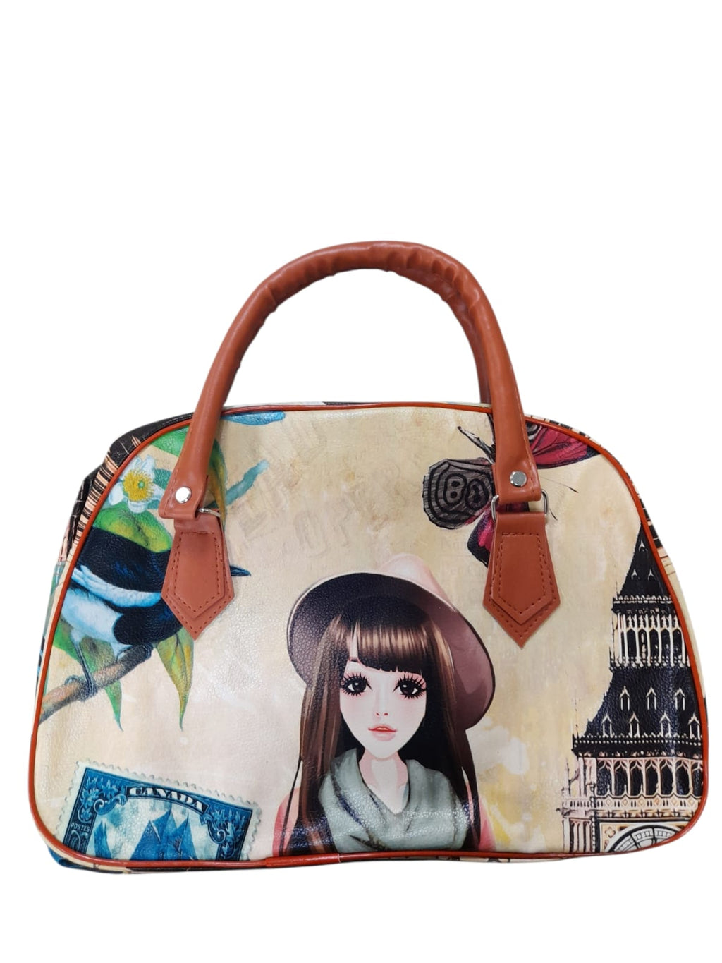 Cartera de Mano con Diseño Ilustrado