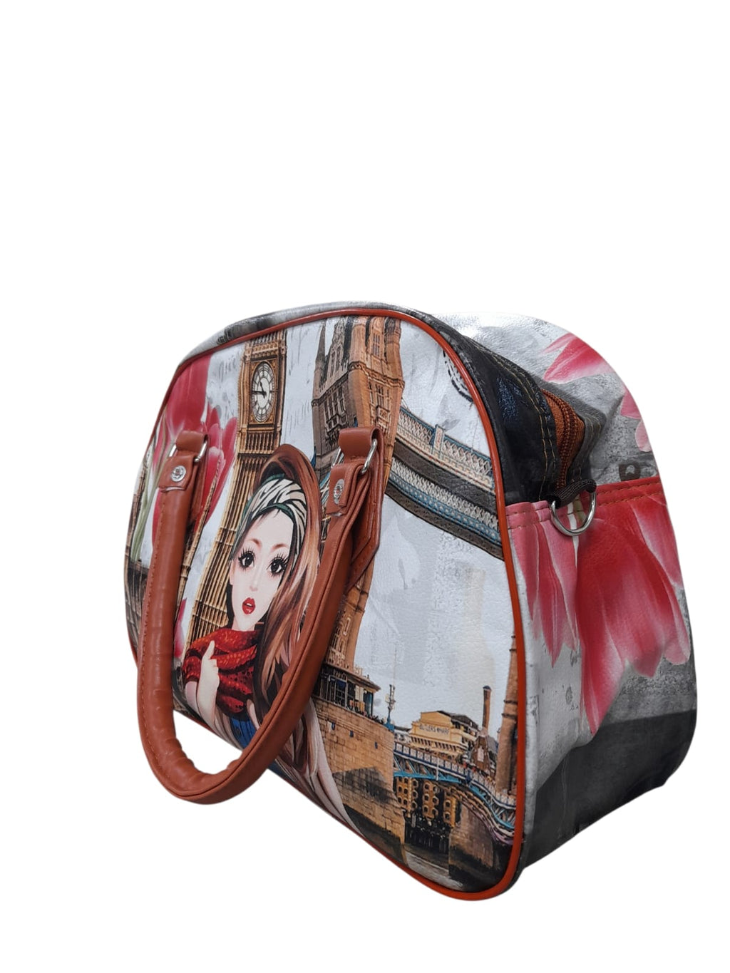 Cartera de Mano con Diseño Ilustrado