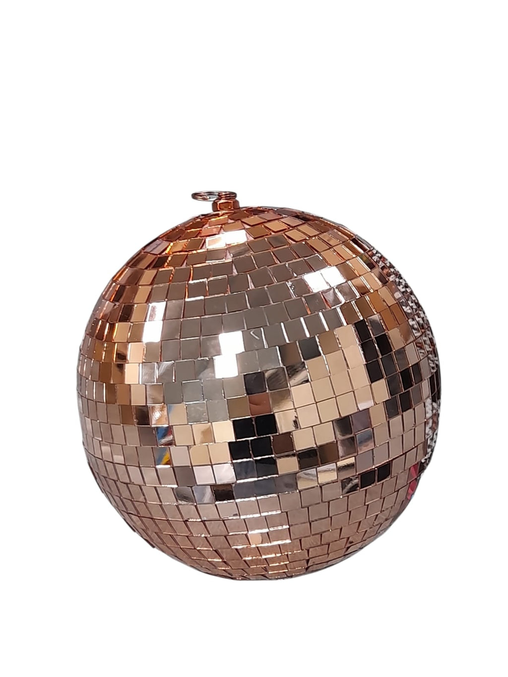 Disco Ball Decorativa Colgante – Silver y Rose Gold