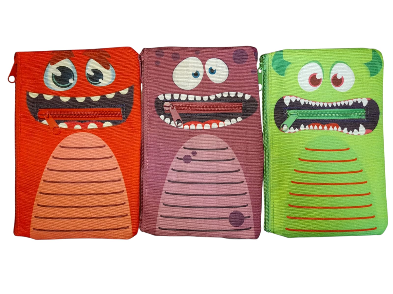 Cartuchera Escolar de Monstruitos Adorables - 3 Colores