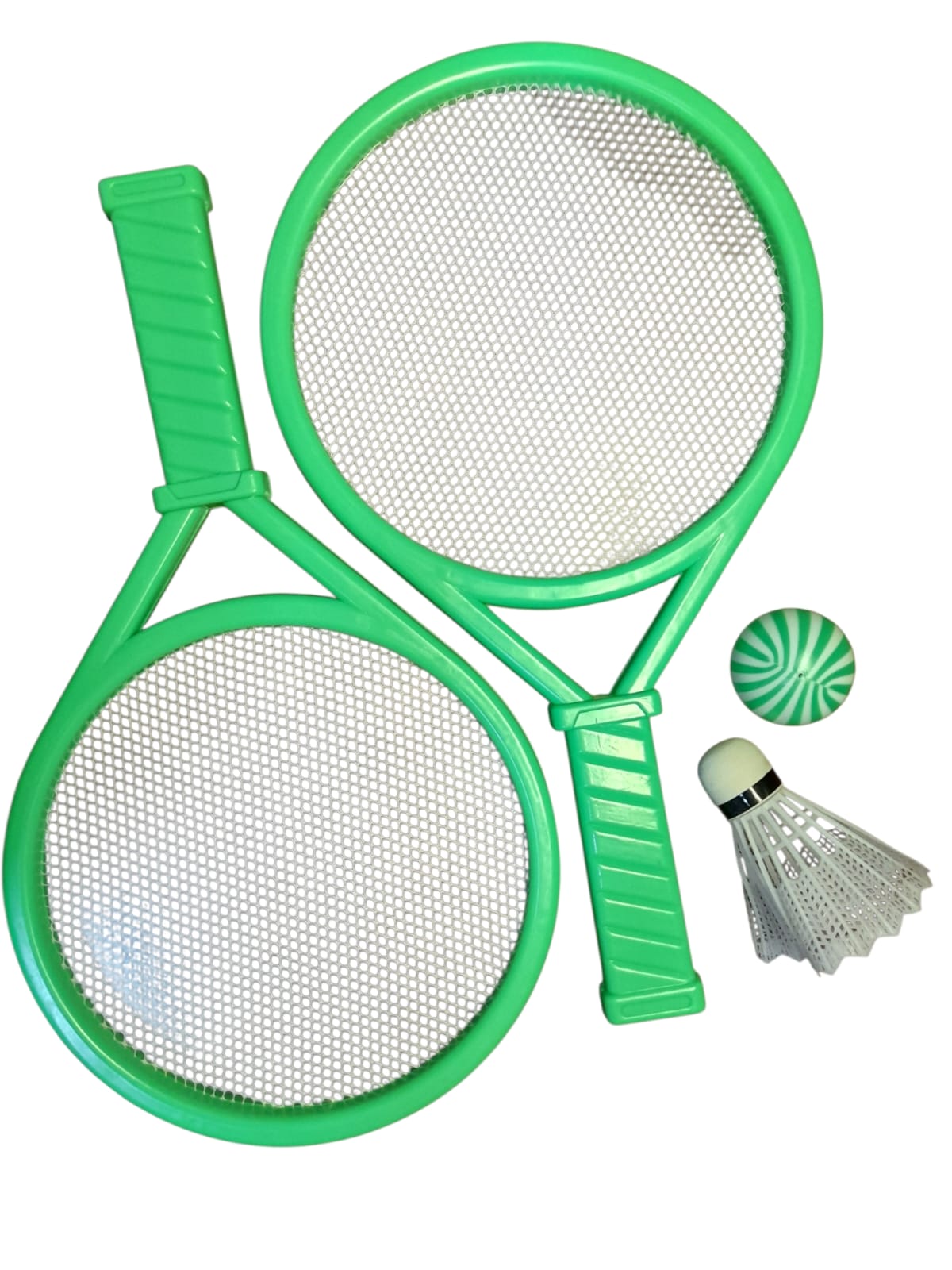 Set de Raquetas de Plástico con Pelota y Volante