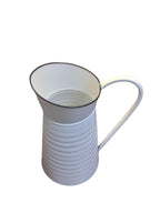 Florero de Aluminio Blanco - Estilo Jarra