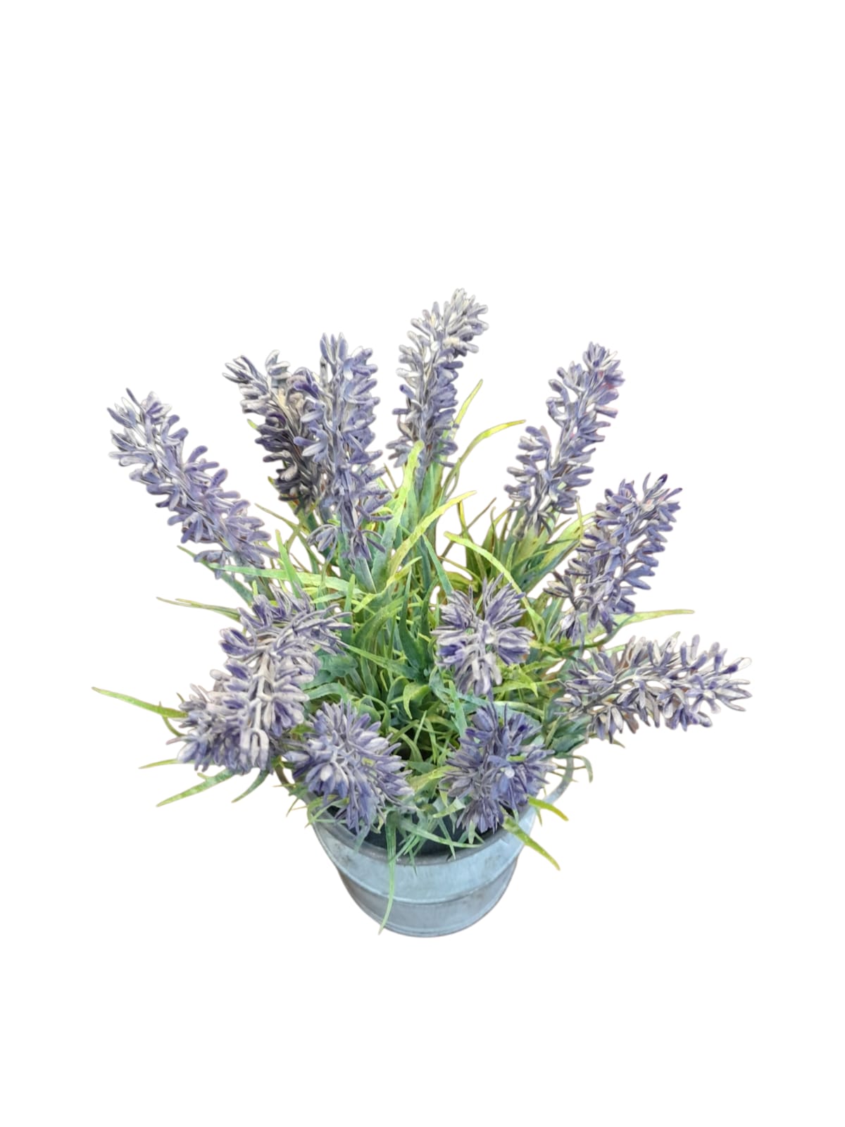 Florero Decorativo Rústico con Lavanda Artificial