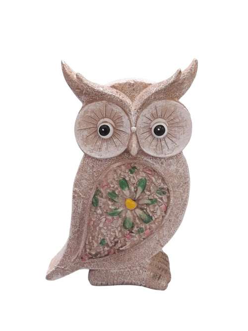 Figuras Decorativas de Polyresin – Búho, Mariposa y Erizo