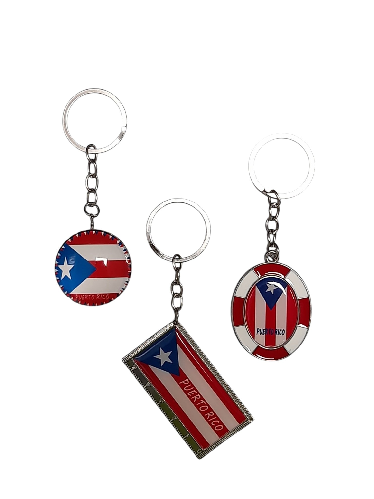 Souvenirs - Llaveros de Metal con Bandera