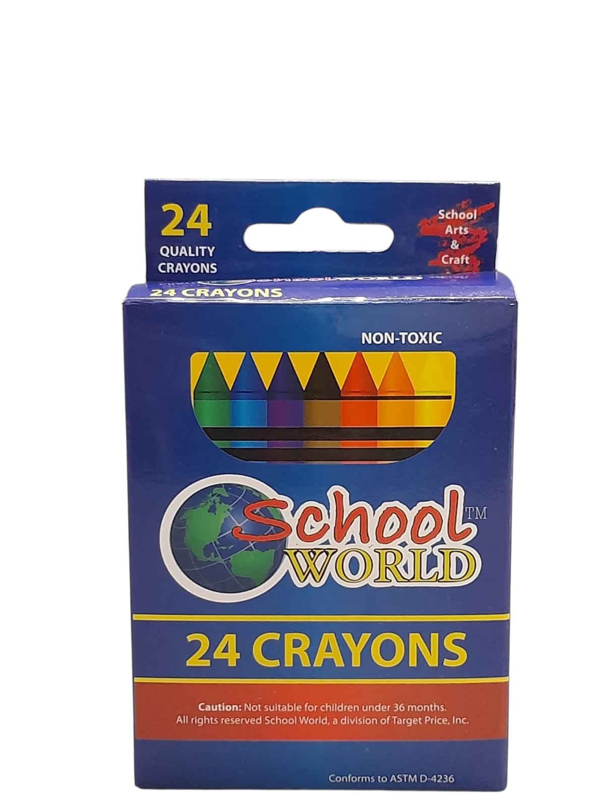 School World - Caja de 24 Crayolas