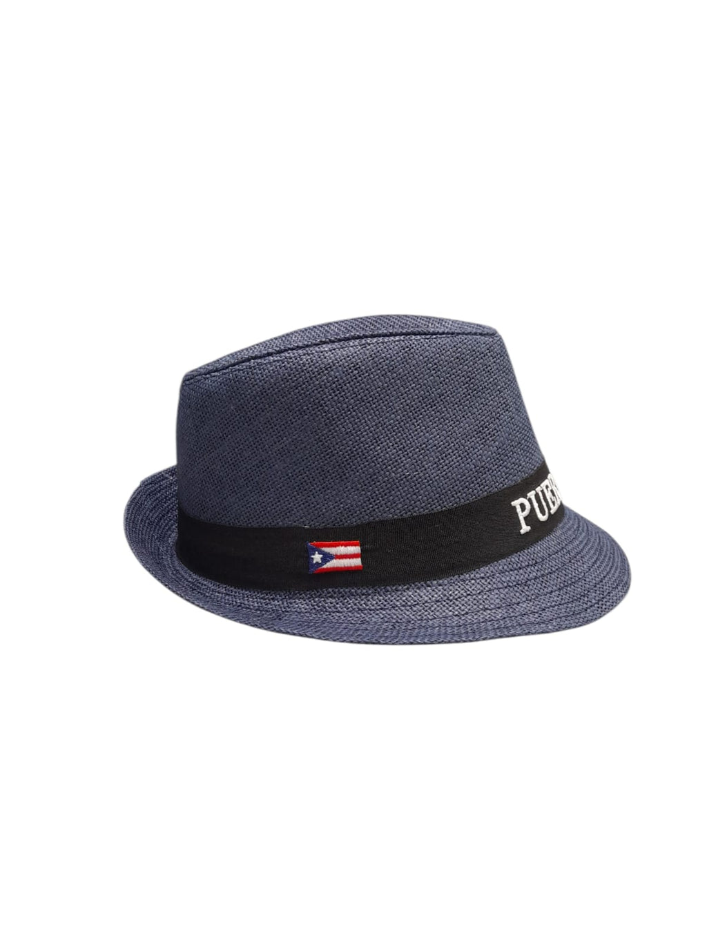 Souvenir - Fedora Clásica "Puerto Rico" y Bandera Bordada
