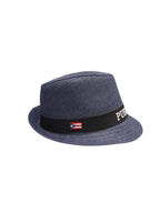Souvenir - Fedora Clásica "Puerto Rico" y Bandera Bordada