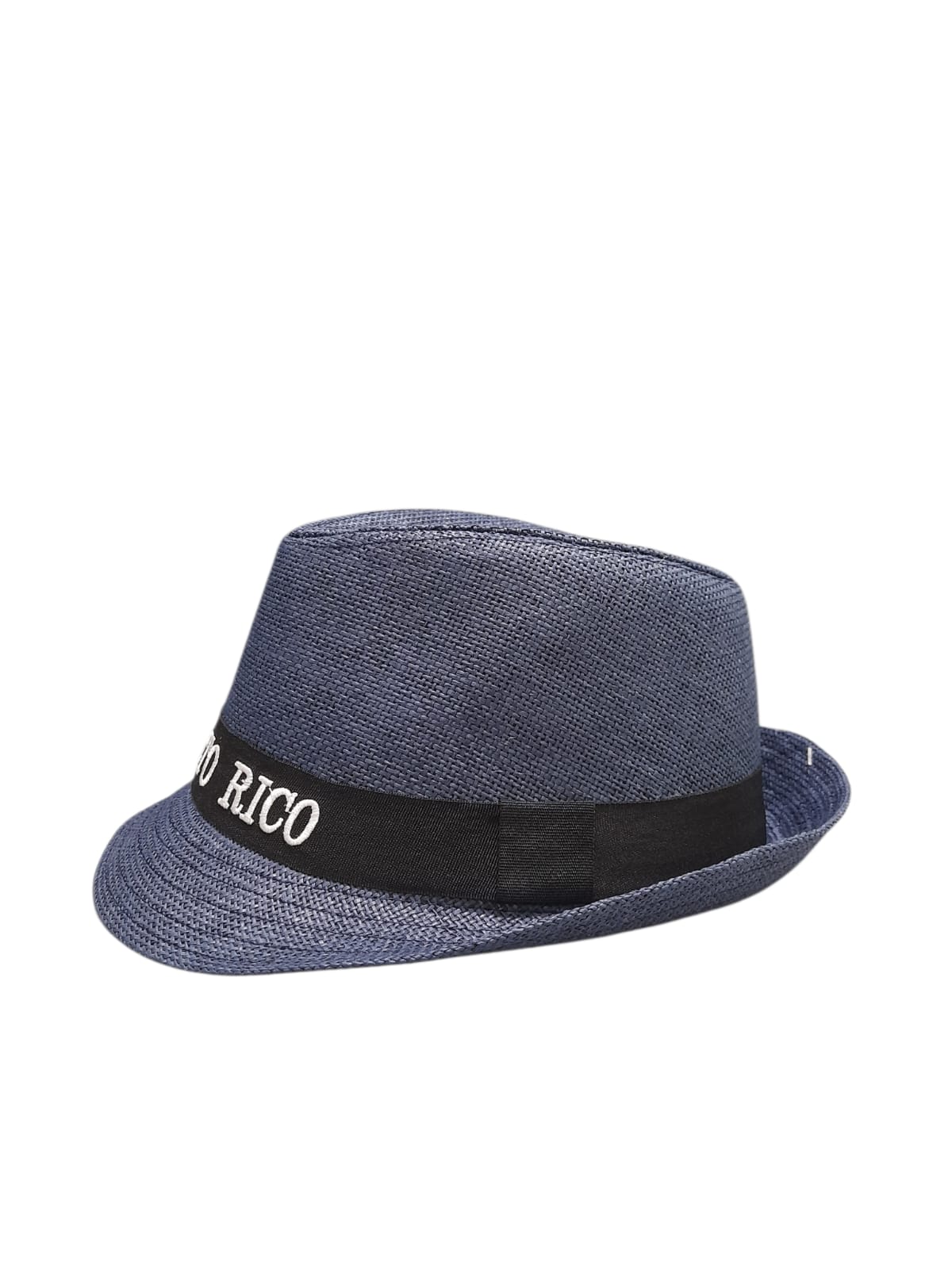 Souvenir - Fedora Clásica "Puerto Rico" y Bandera Bordada