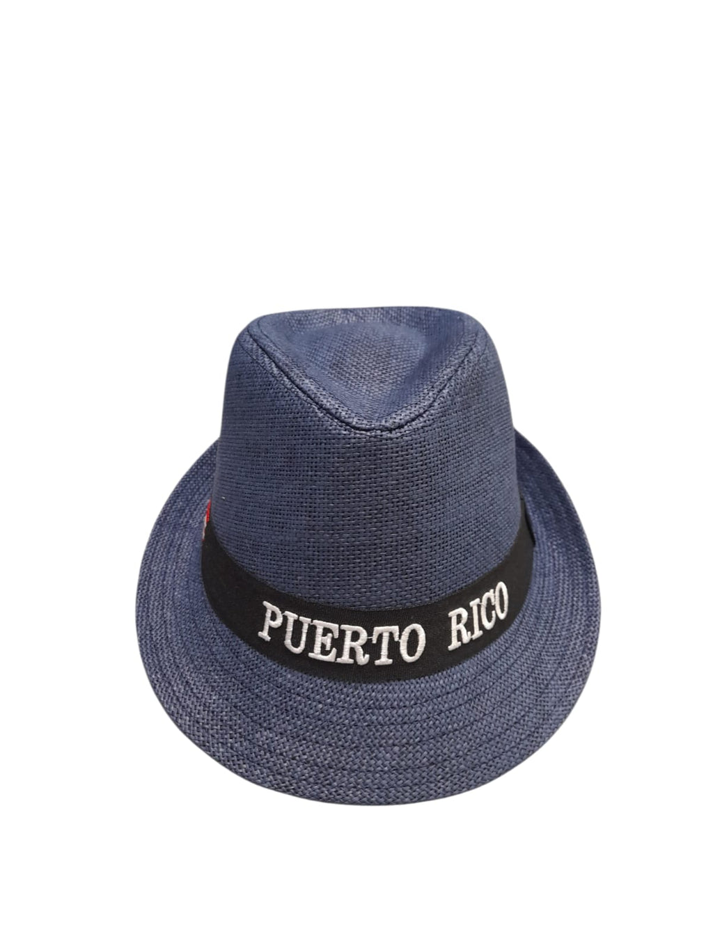 Souvenir - Fedora Clásica "Puerto Rico" y Bandera Bordada