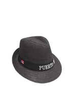 Souvenir - Fedora Clásica "Puerto Rico" y Bandera Bordada