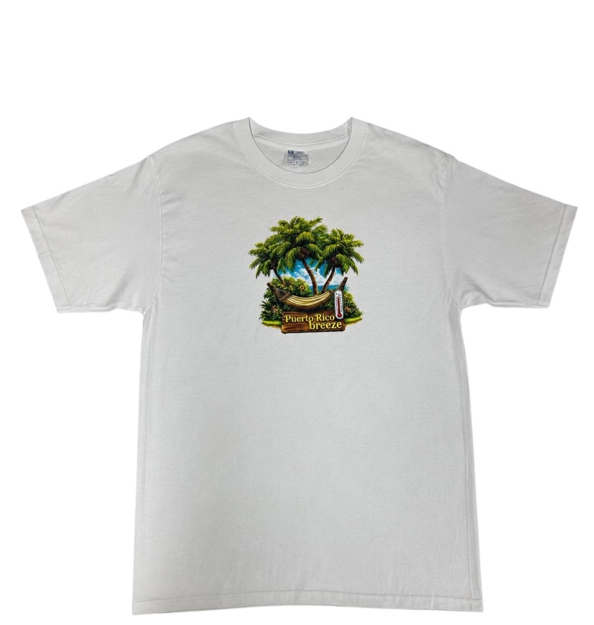 Souvenir |T-Shirt de Puerto Rico Blanca Con Diseños Boricuas | 4 Estilos