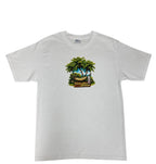 Souvenir |T-Shirt de Puerto Rico Blanca Con Diseños Boricuas | 4 Estilos