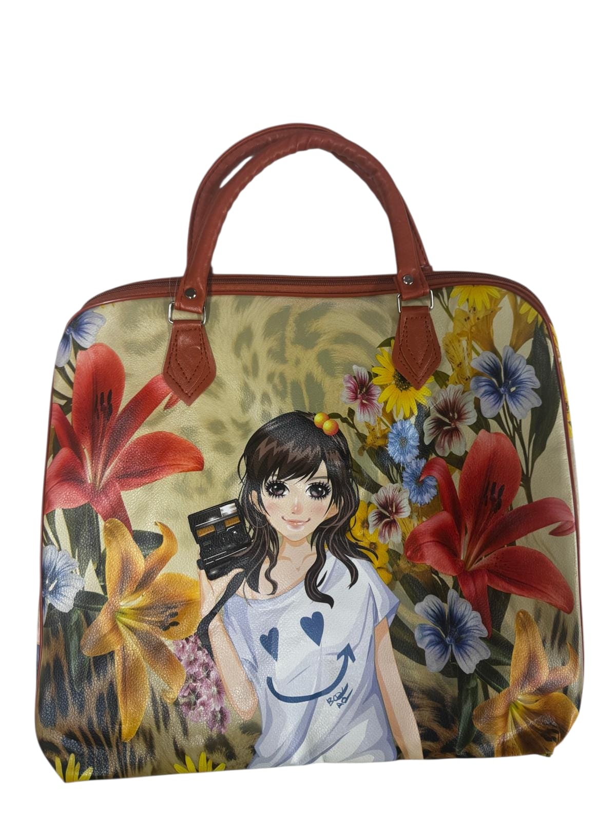 Bolso Grande con Diseño de Muñecas "Fashion"