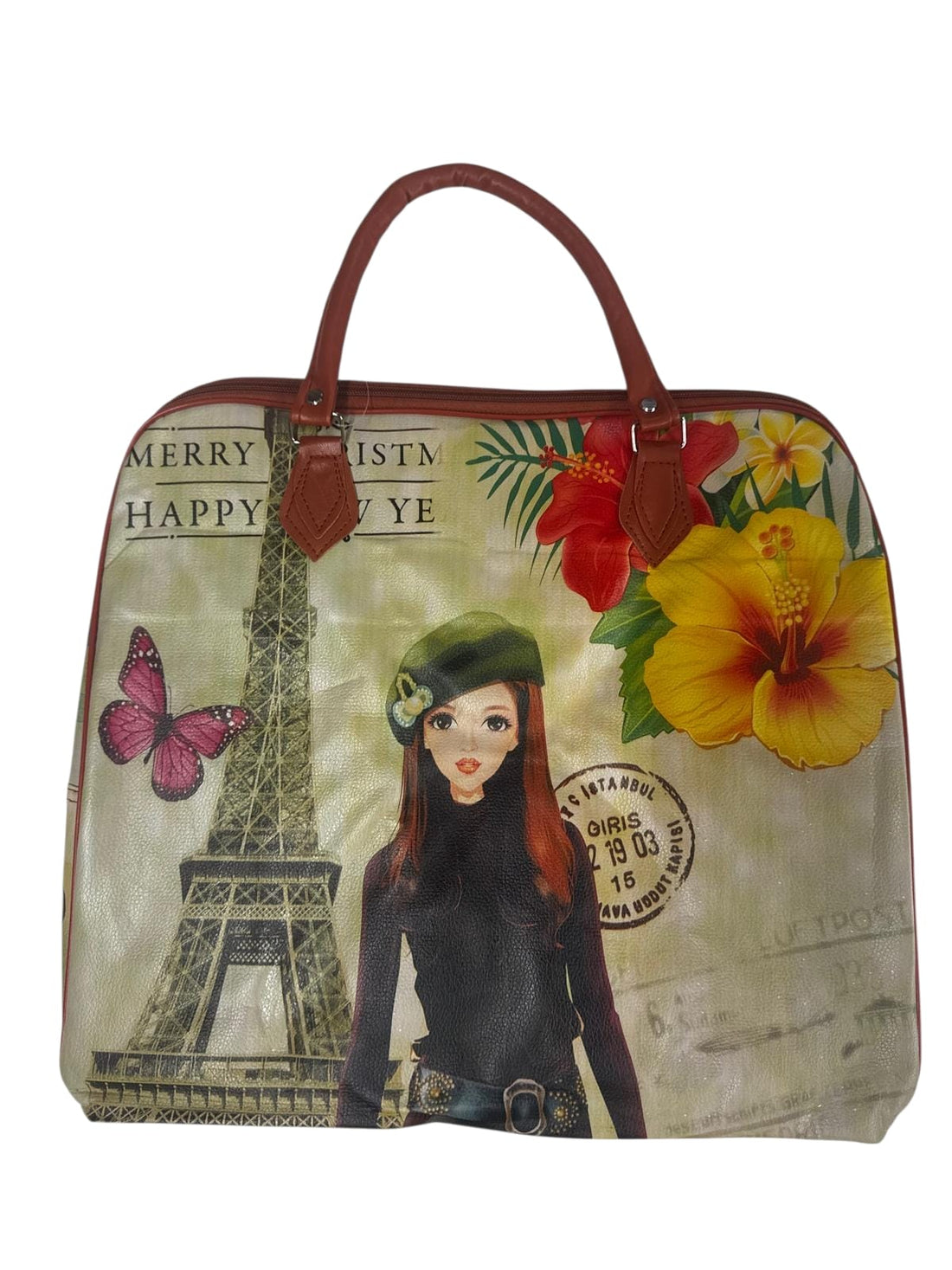 Bolso Grande con Diseño de Muñecas "Fashion"