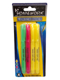 A+ Homework - Set de 4 Highlighters