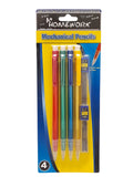 A+ Homework - Set de 4 Lapices Mecanicos con 2 repuestos de minas (refills)