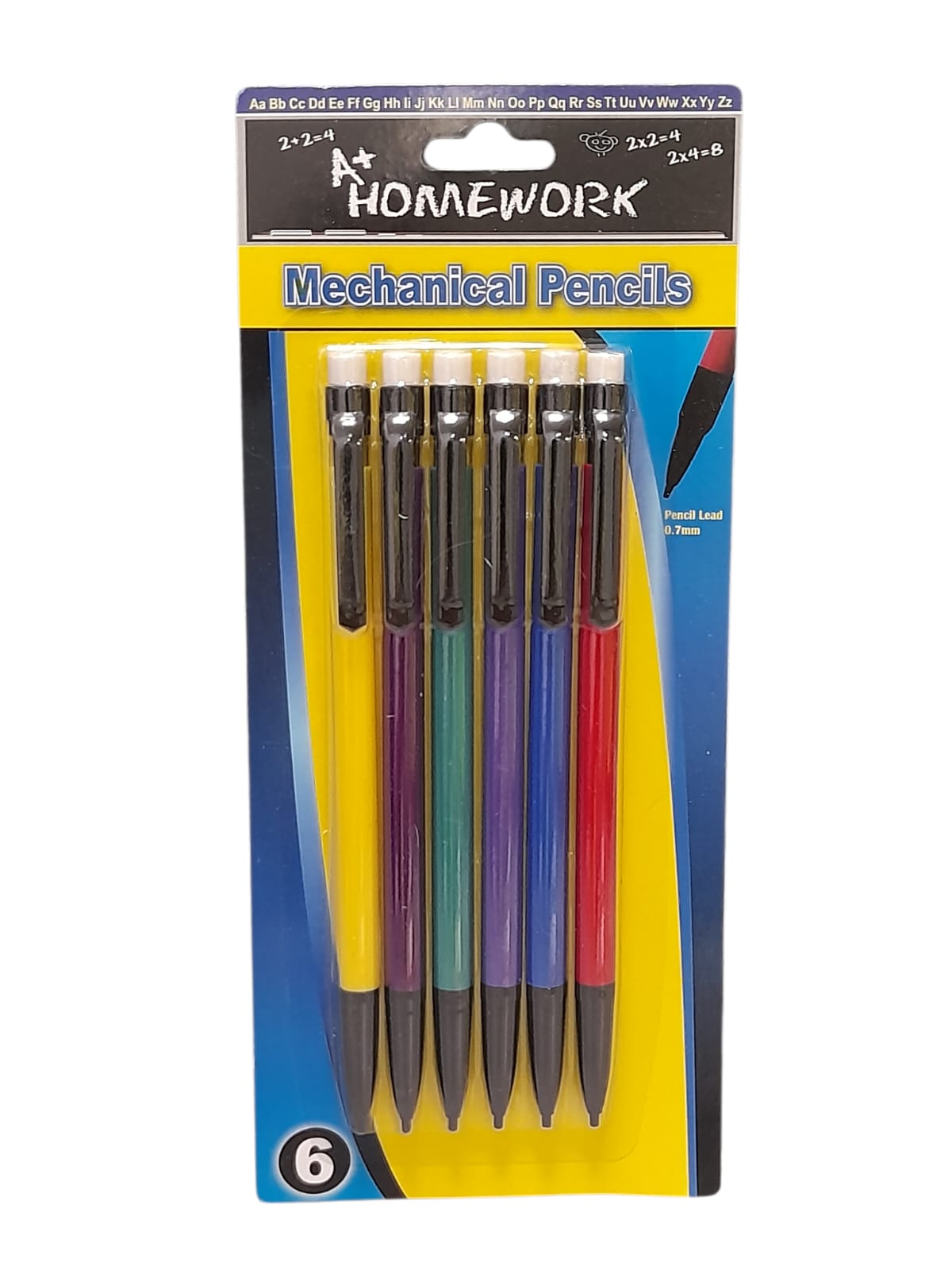 A+ Homework - Set de 6 Lápices Mecánicos de Colores