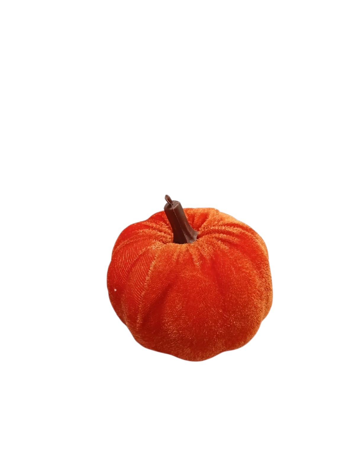 Otoño - Mini Calabaza Decorativa de Terciopelo