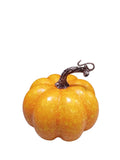 Otoño - Calabaza Decorativa Mediana con Acabado Rústico