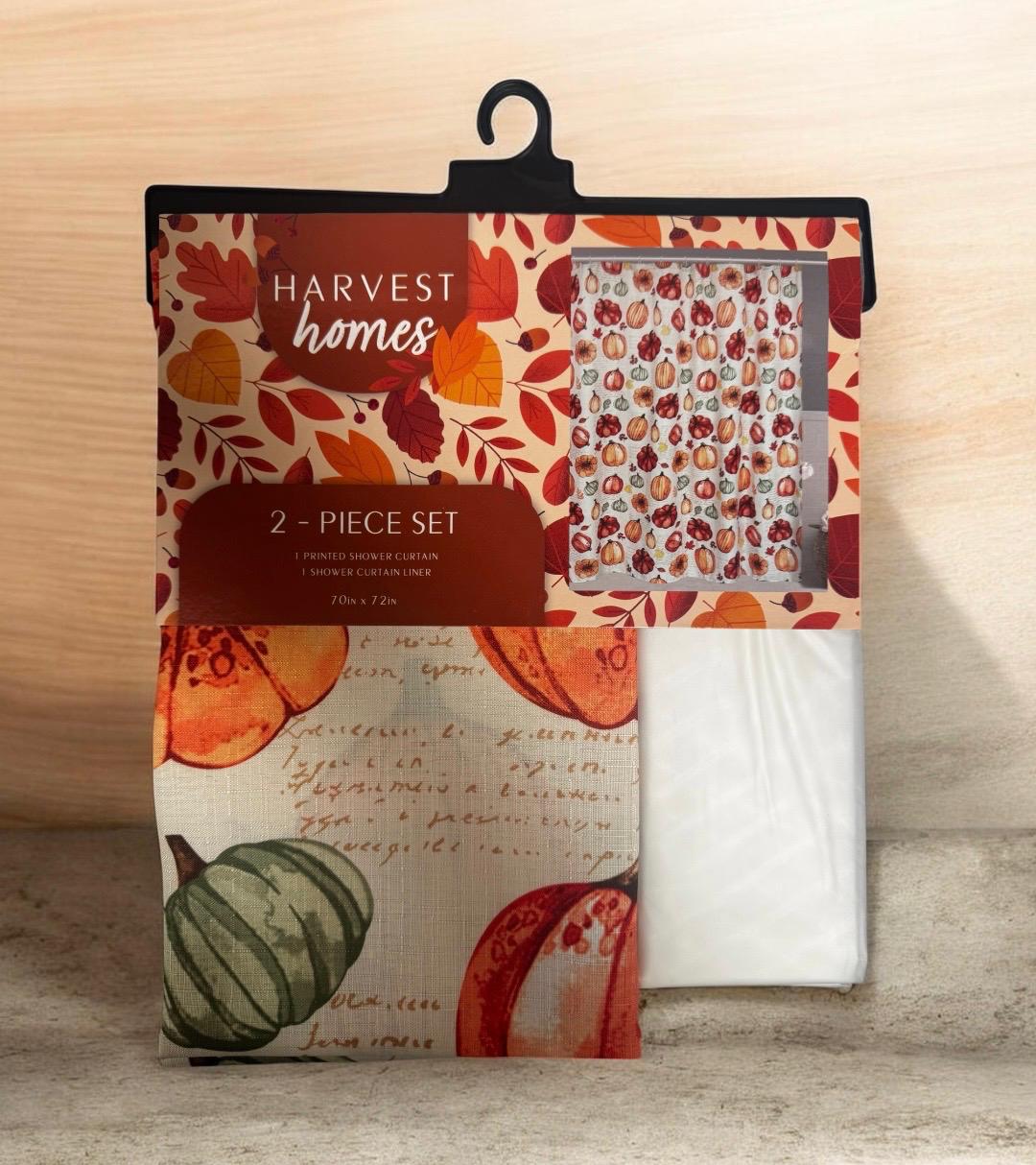 Otoño - Printed Shower Curtain & Shower Curtain Liner