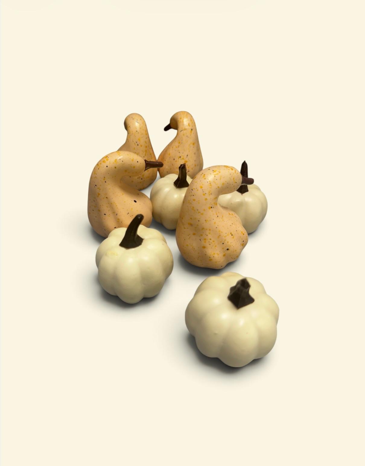 Otoño - Harvest Pumpkin Set (8 Mini Calabazas)