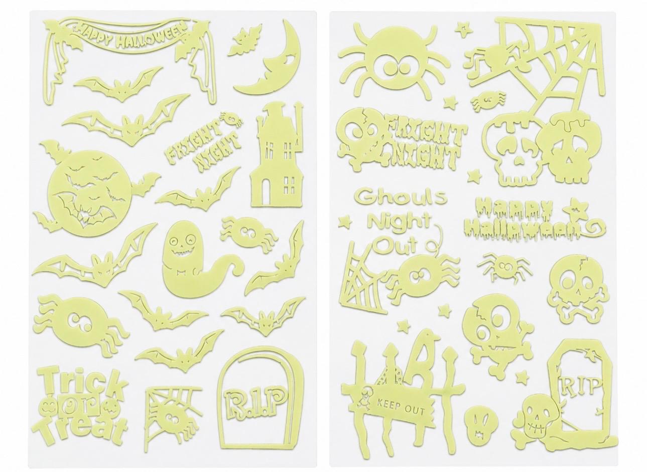 Halloween - Glow in the Dark Stickers