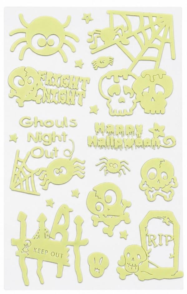 Halloween - Glow in the Dark Stickers