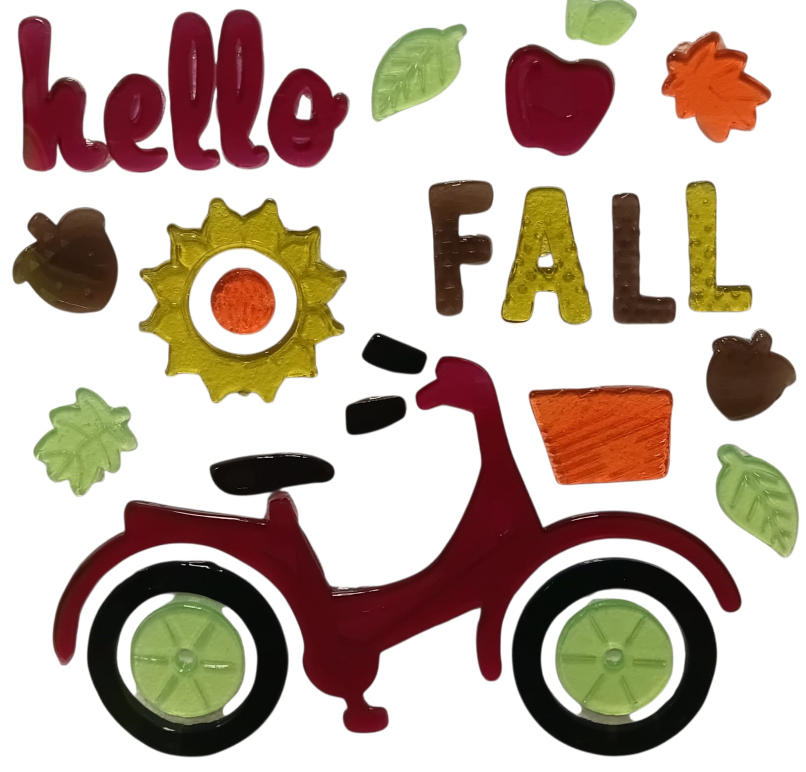 Otoño - Pegatinas Decorativas en Gel