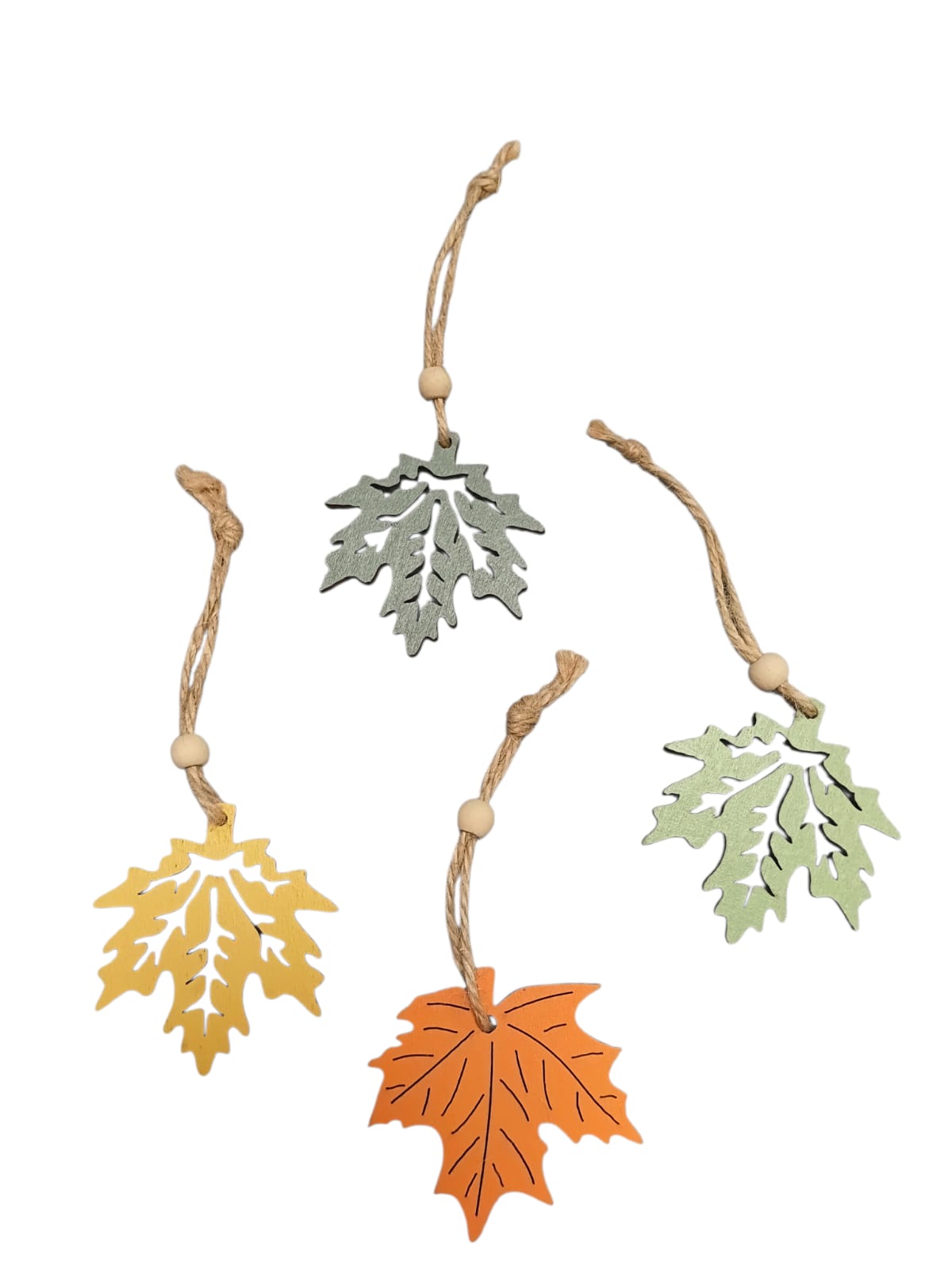 Otoño - Wood Leaf Hanging Decor