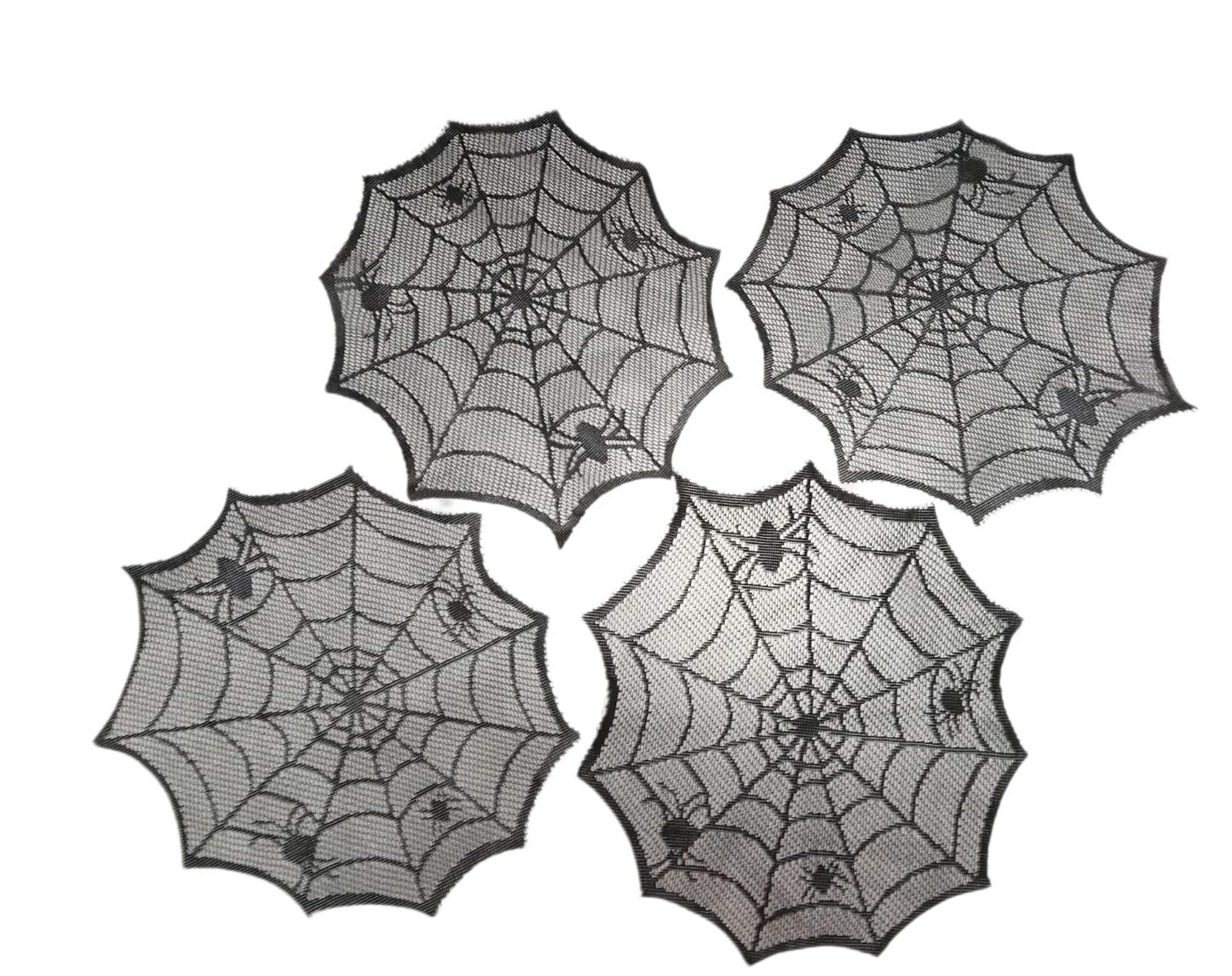 Halloween - Black Spider Web Placemats