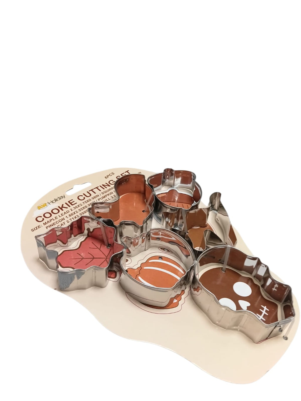 Fall & Halloween Cookie Cutters Set | 6 Pcs