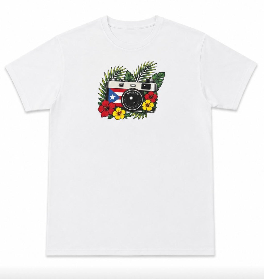 Souvenir de Puerto Rico | T-Shirts Estilos Boricua Life, Garita y Cámara