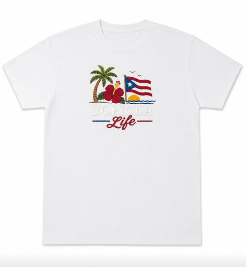 Souvenir de Puerto Rico | T-Shirts Estilos Boricua Life, Garita y Cámara