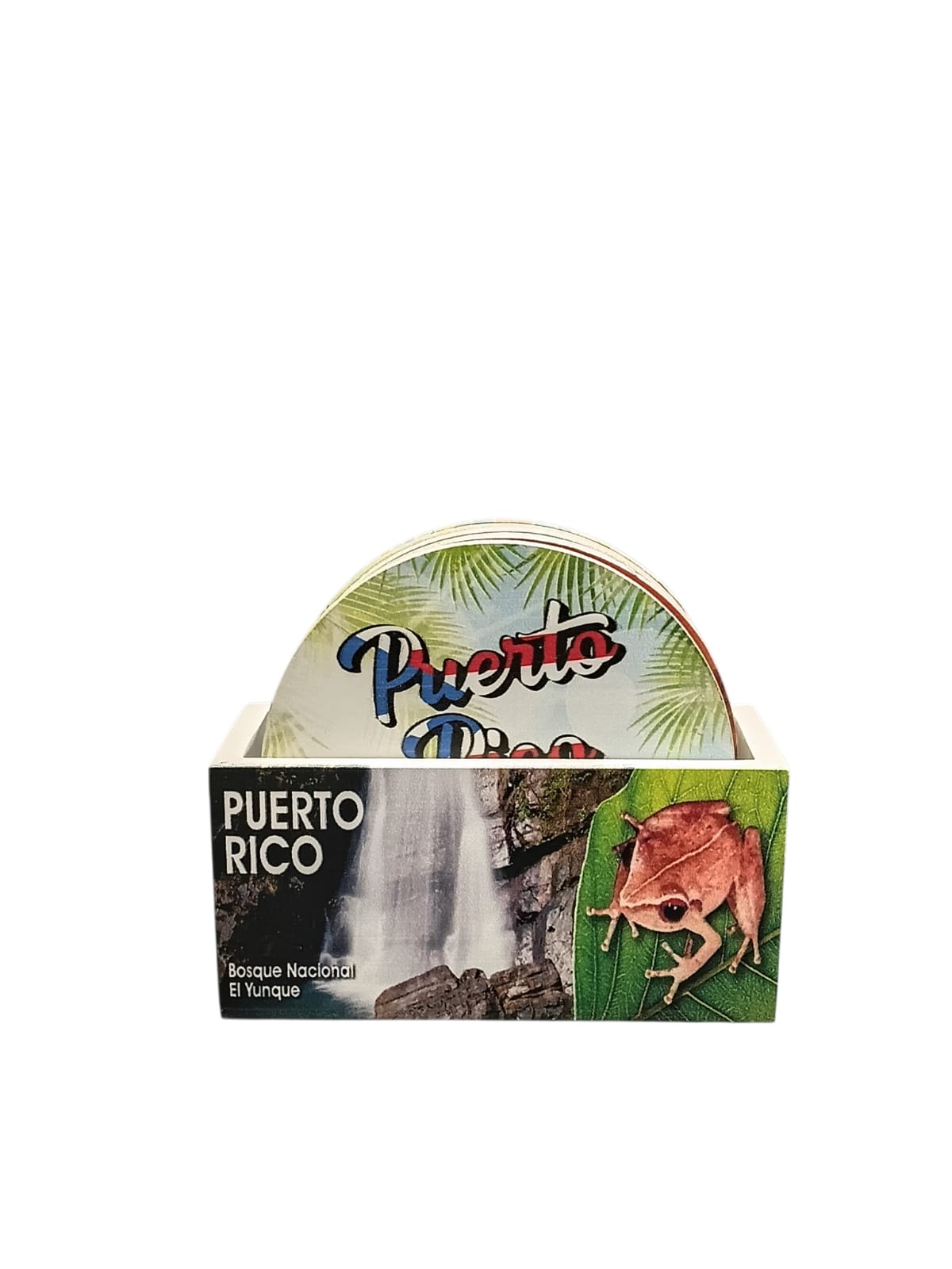 Souvenir - 6 Pcs Coaster With Storage Box | Puerto Rico