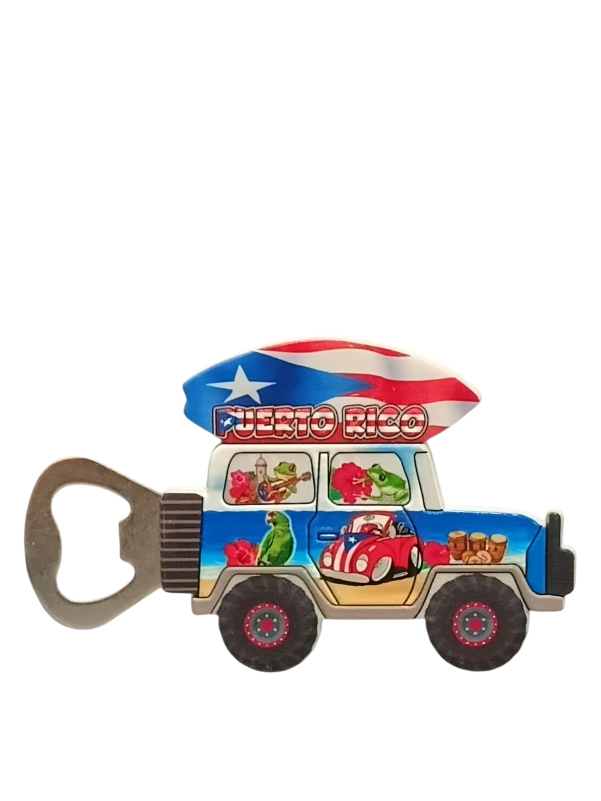 Souvenir - Magnetic Bottle Opener | Jeep Shape
